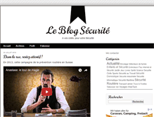 Tablet Screenshot of leblogsecurite.com